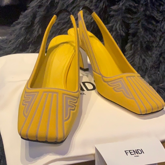 Fendi FFreedom slingback pumps 38.5 - Picture 5 of 7